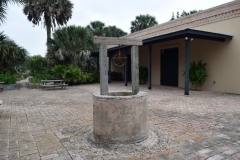 Cistern in the Sabal Palm Sanctuary patio