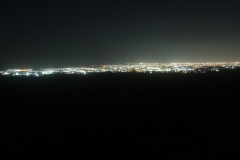 brownsville lights from sanctuary at night